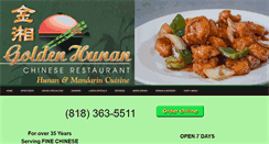 Desktop Screenshot of golden-hunan.com